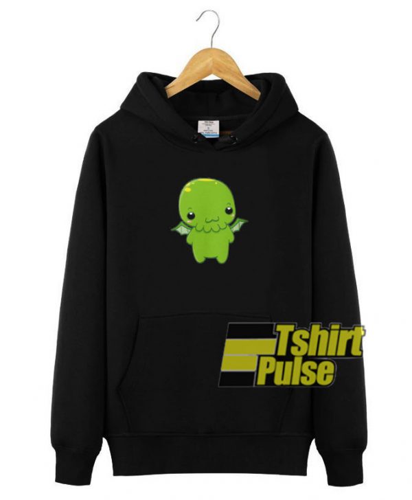 Chibi Cthulhu The Green Monster hooded sweatshirt clothing unisex hoodie