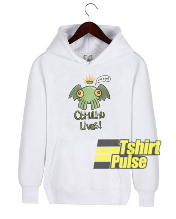 Cthulhu Lives hooded sweatshirt clothing unisex hoodie