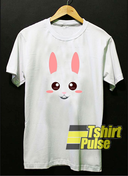 Cute Bunny Face t-shirt for men and women tshirt