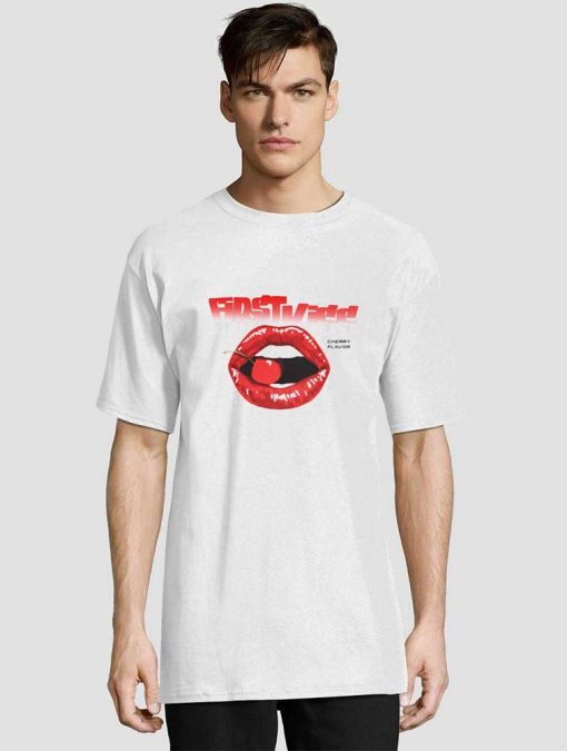 First Kiss Cherry Flavor t-shirt for men and women tshirt