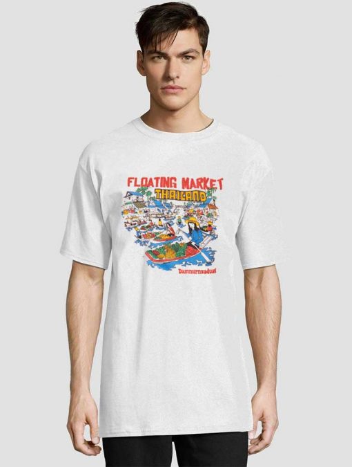 Floating Market Thailand t-shirt for men and women tshirt