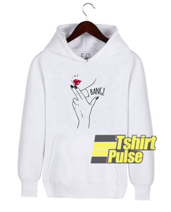 Girl With a Gun Hand hooded sweatshirt clothing unisex hoodie