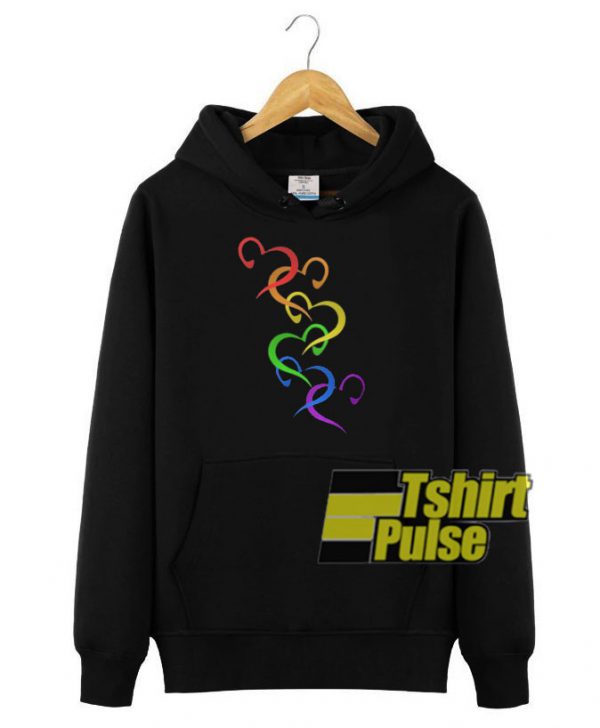Hearts Of Pride hooded sweatshirt clothing unisex hoodie