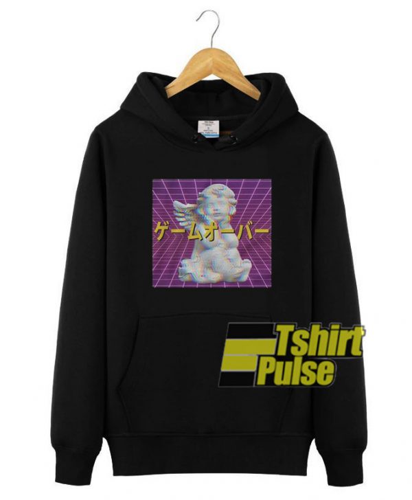 Japanese Glitch hooded sweatshirt clothing unisex hoodie
