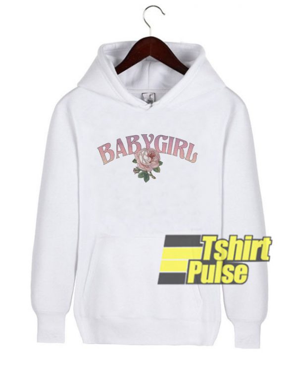 Kawaii Baby Girl Rose hooded sweatshirt clothing unisex hoodie