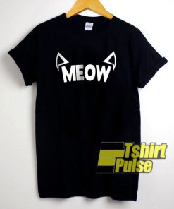 Kawaii Meow t-shirt for men and women tshirt