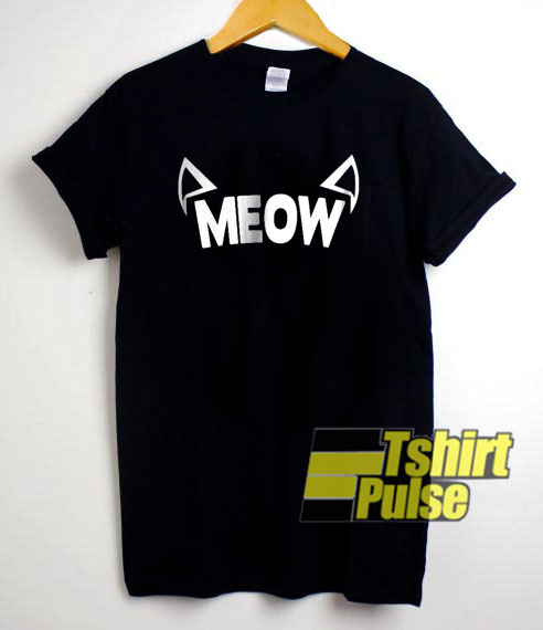 Kawaii Meow t-shirt for men and women tshirt