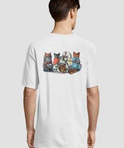 Kennedy Space Center Cat Astronauts t-shirt for men and women tshirt back