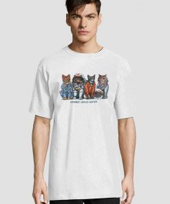 Kennedy Space Center Cat Astronauts t-shirt for men and women tshirt front