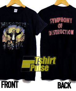 Megadeth Symphony Of Destruction t-shirt for men and women tshirt