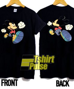 Mickey Mouse Running t-shirt for men and women tshirt