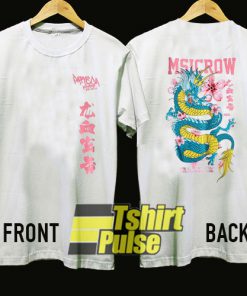Msicrow Shirt Flower Dragon Shirt
