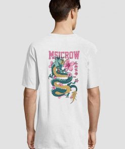 Msicrow Flower Dragon t-shirt for men and women tshirt