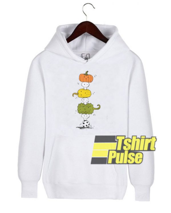 Pumpkin Skull Totem Pole hooded sweatshirt clothing unisex hoodie