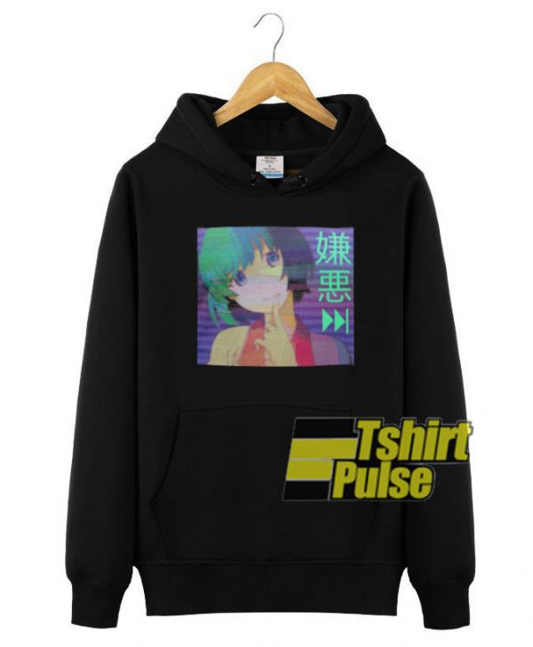 Sad Anime Girl Japanese hooded sweatshirt clothing unisex hoodie