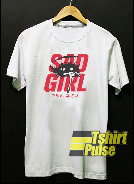 Sad Girl Kawaii t-shirt for men and women tshirt