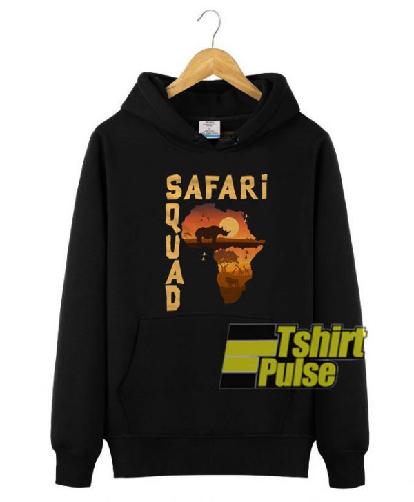 Safari Squad hooded sweatshirt clothing unisex hoodie
