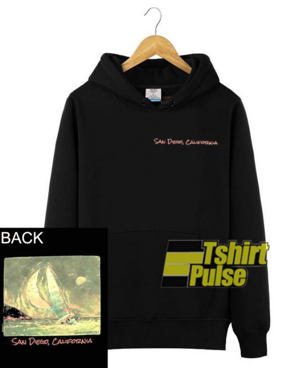 Sailboat San Diego California hooded sweatshirt clothing unisex hoodie