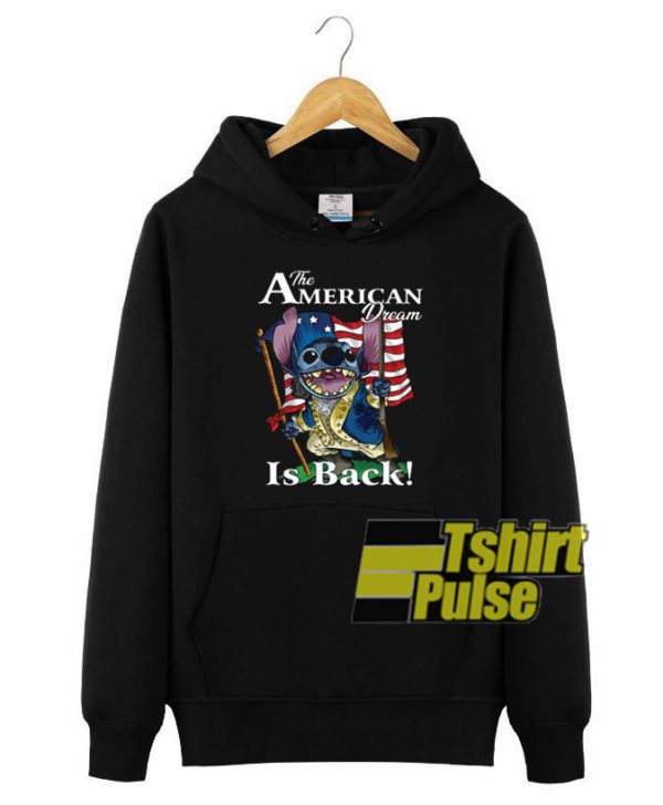 Stitch The American Dream hooded sweatshirt clothing unisex hoodie