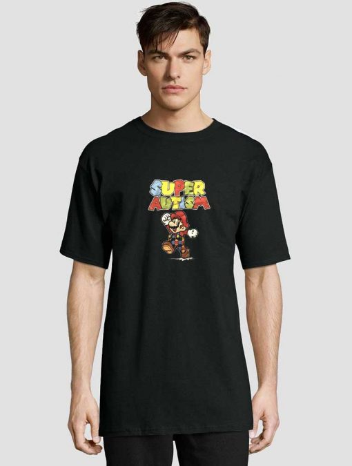 Super Mario Autism Awareness t-shirt for men and women tshirt