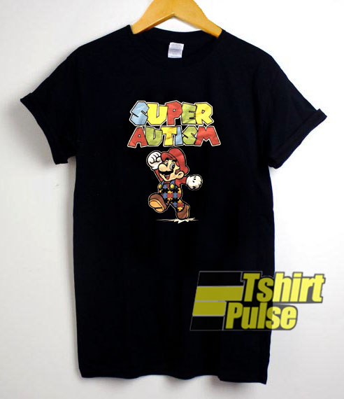 Super Mario Autism shirt Awareness shirts