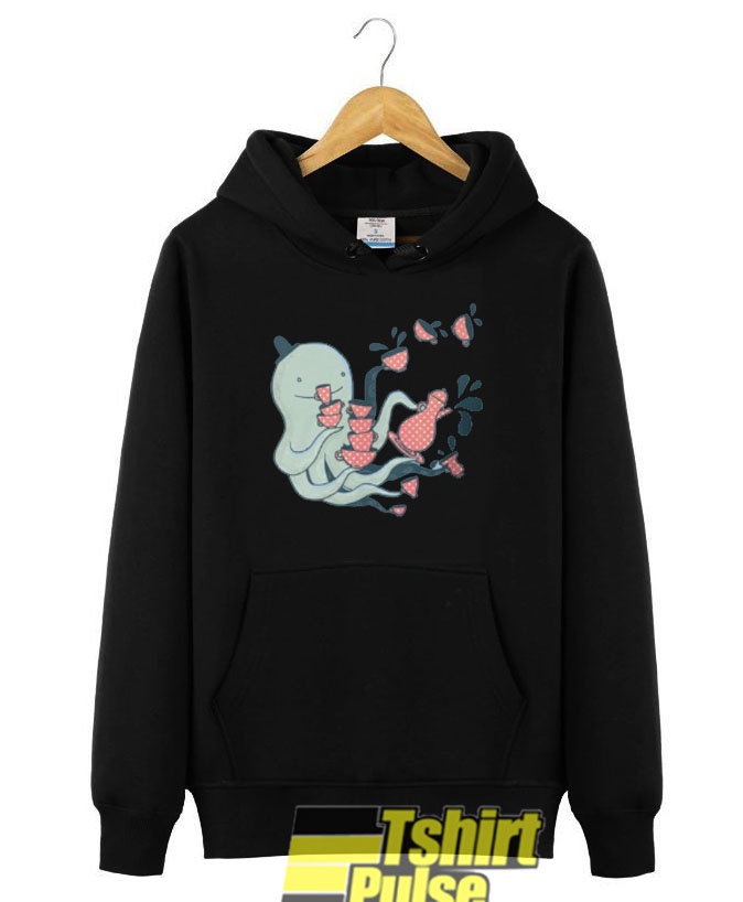 Tea and Tentacles hooded sweatshirt clothing unisex hoodie