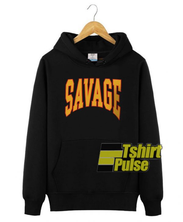 The Savage Varsity hooded sweatshirt clothing unisex hoodie