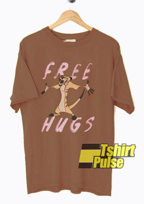 Timon Free Hugs t-shirt for men and women tshirt