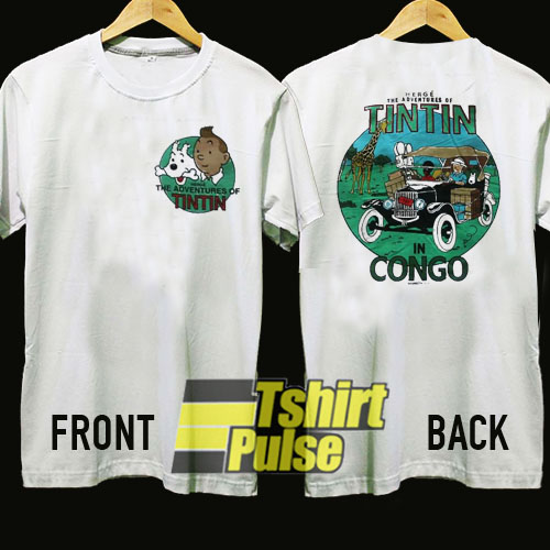 Tin Tin in the Congo t-shirt for men and women tshirt