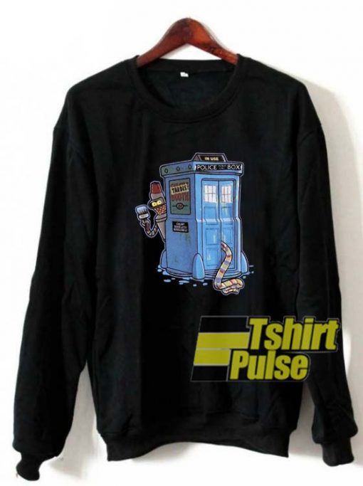 00s Futurama Doctor Who sweatshirt