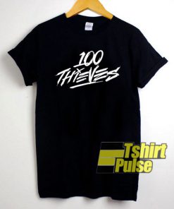 100 thieves t-shirt for men and women tshirt