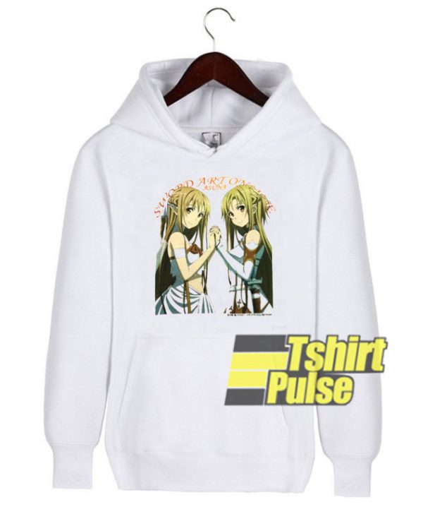 Anime Sword Art Asuna hooded sweatshirt clothing unisex hoodie