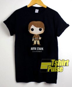 Arya Stark Game of Thrones Cartoon t-shirt for men and women tshirt