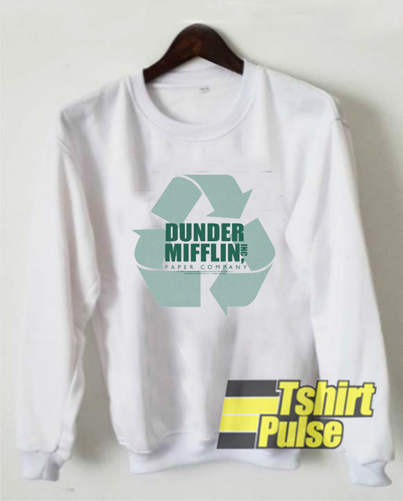 Dunder Mifflin Recycle Logo sweatshirt