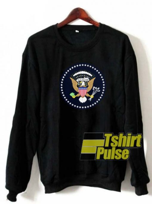 Fake Presidential Seal Charles Leazott sweatshirt