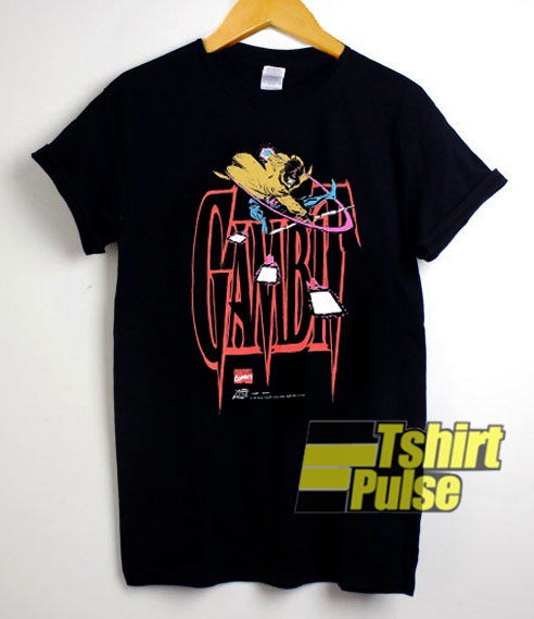 Gambit Cartoon Art t-shirt for men and women tshirt