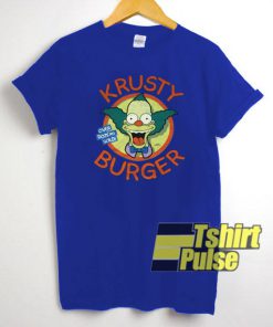 Krusty Burger Clown t-shirt for men and women tshirt