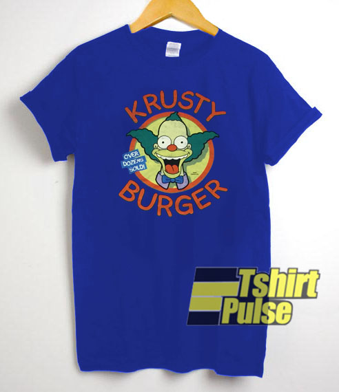 Krusty Burger Clown t-shirt for men and women tshirt