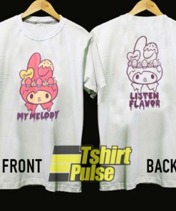Listen Flavor x Sanrio My Melody t-shirt for men and women tshirt