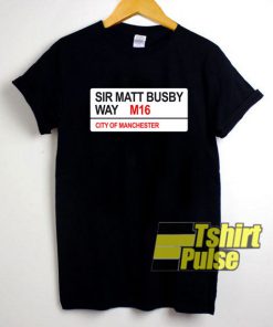 MU Sir Matt Busby t-shirt for men and women tshirt