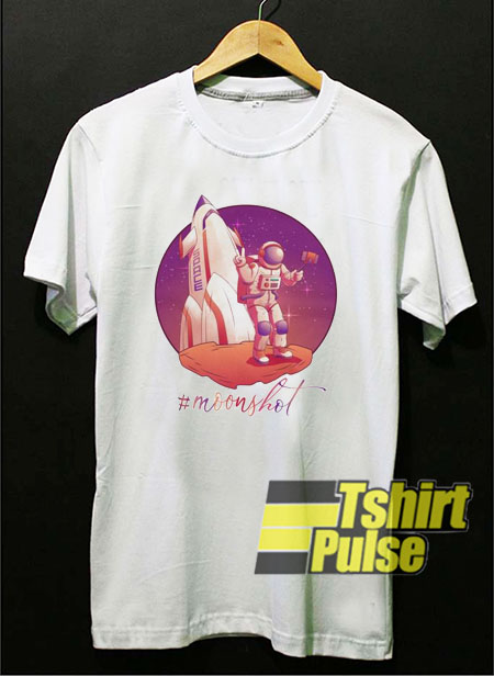 Moonshot Rocket t t-shirt for men and women tshirt