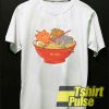 Ramen Noodles And Cats t-shirt for men and women tshirt