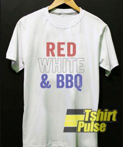 Red White And BBQ t-shirt for men and women tshirt