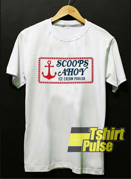 Scoops Ahoy Steve Harrington Netflix t-shirt for men and women tshirt