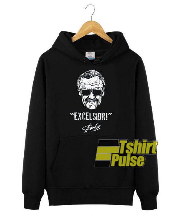 Stan Lee Excelsior RIP hooded sweatshirt clothing unisex hoodie