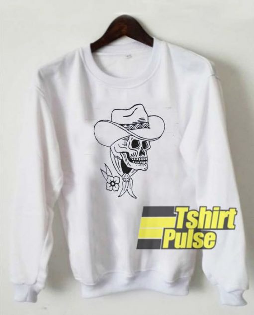 The Outlaw Skull Traditional sweatshirt