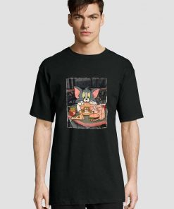 Tom Eating Junkfood Jerry t-shirt for men and women tshirt