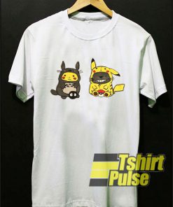 Totoro Pikachu Ghibli Pokemon t-shirt for men and women tshirt