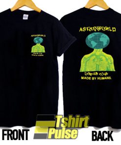 Travis Scott Astroworld Made by Human t-shirt for men and women tshirt