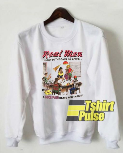 Vintage 1993 Real Men sweatshirt